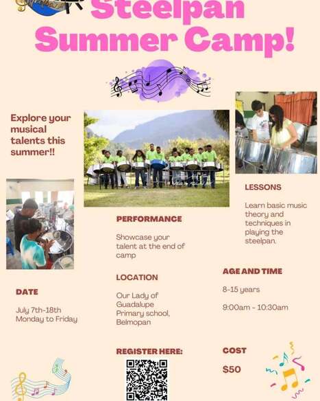 Panerrifix Steelpan Summer Camp 2025 | Cayo Scoop!  The Ecology of Cayo Culture | Scoop.it