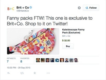 Twitter Makes 'Buy' Button Widely Available | Communications Major | Scoop.it