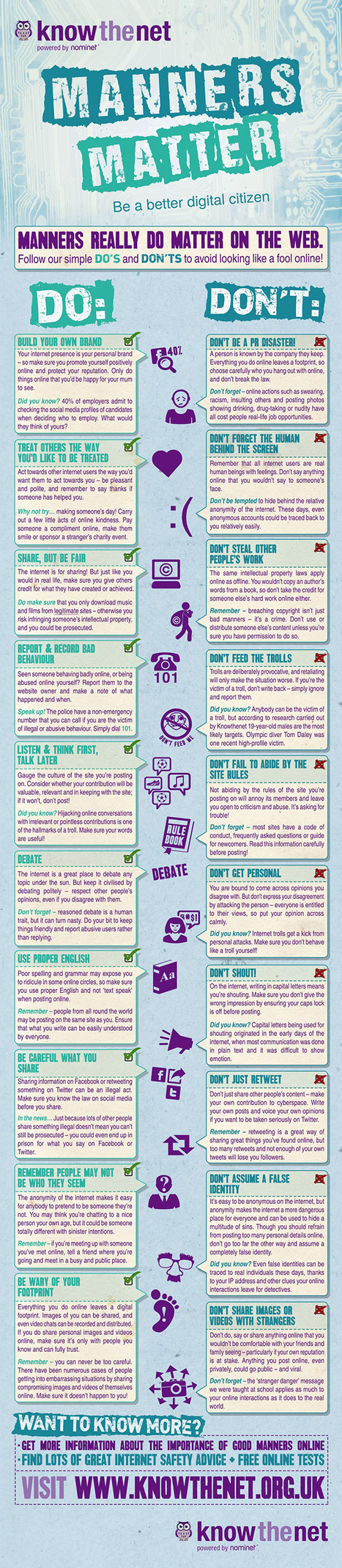 Las maneras también importan en las redes >> Manners-Matter [Infographic], | Pedalogica: educación y TIC | Scoop.it