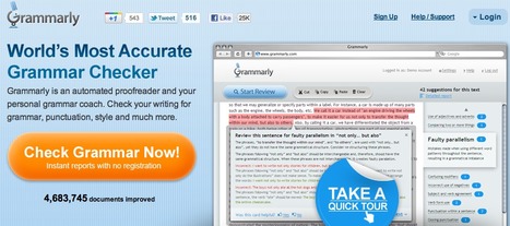 Grammarly - world's most accurate grammar checker and automated proofreader | EFL and ESL Techno Skills | Scoop.it