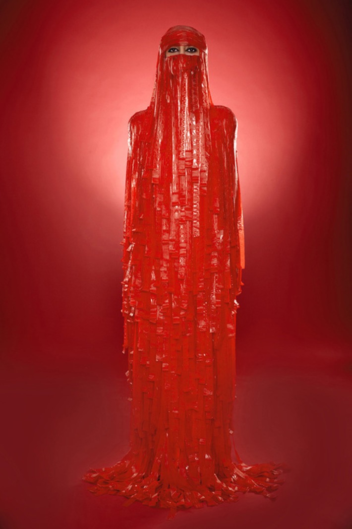 Artist Creates Self-Portraits Wearing Burqas Made of Candy | For Art's Sake-1 | Scoop.it
