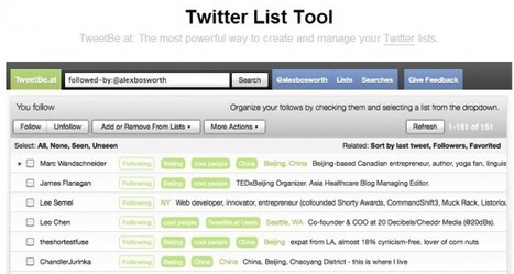 TweetBe.at – Excelente forma de gestionar listas en Twitter | Utilización de Twitter la Educación | Scoop.it