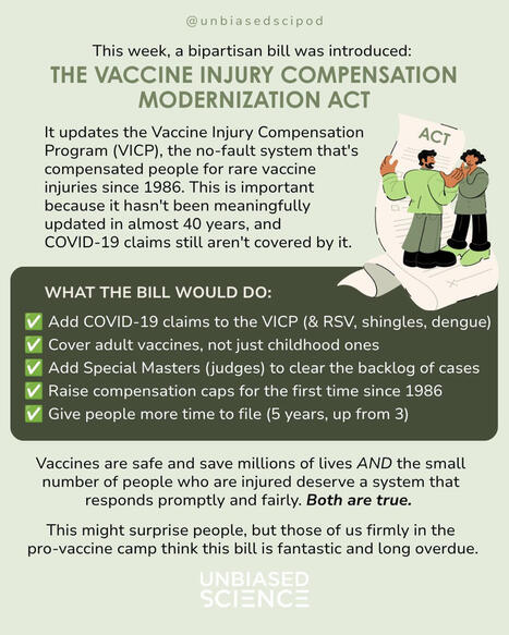 A bill with bipartisan support was just introduced, and we are very happy about it. It would modernize the program that compensates people in the rare cases when a vaccine causes a serious injury&hellip; ... | H&eacute;sitations Vaccinales: Observatoire HESIVAXs | Scoop.it