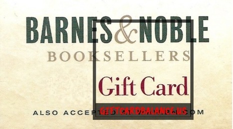 Barnes And Noble Gift Card Check Balance - BARN