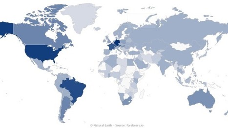 Coole Karte zeigt: In diesen L&auml;ndern kommt Ihr Name auf h&auml;ufigsten vor | Medien & Informatik &ndash; Zyklus 1 | Scoop.it