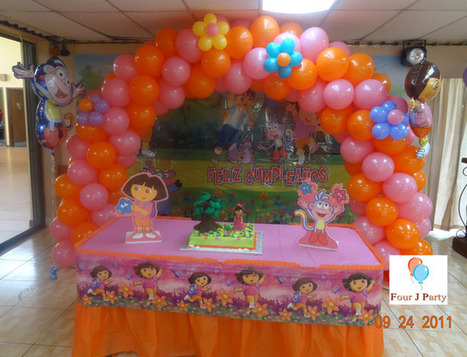 dora the explorer baby shower theme