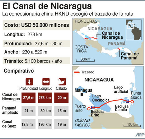 En cinco a&ntilde;os Nicaragua estrenar&aacute; un mega Canal Interoce&aacute;nico | MOVUS | Scoop.it