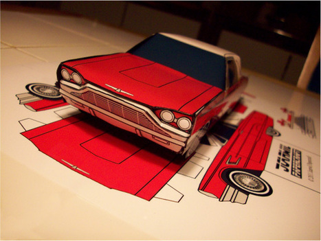 Papercraft Ford Thunderbird 1965 | Paper is beautiful | Scoop.it