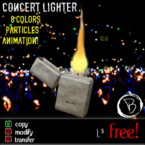 Concert Lighter by Vittorio Beerbaum | Teleport Hub | Second Life Freebies | Scoop.it