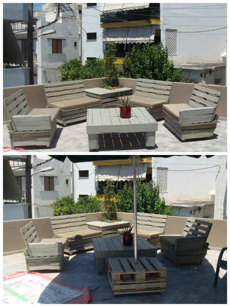 Pallet Furniture For Roof Terrace | 1001 Pallets ideas ! | Scoop.it
