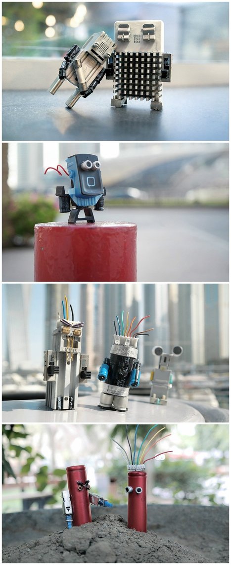 Make Art, Not Waste: Recycled Characters Out Of Electronic Waste | 1001 Recycling Ideas ! | Scoop.it