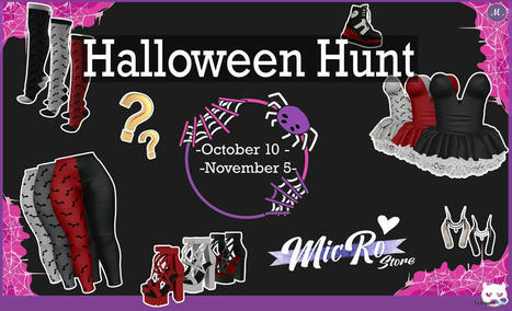 MicRo’s Halloween Hunt Violet Light 2025 | Teleport Hub - Second Life Hunts | Second Life Freebies | Scoop.it