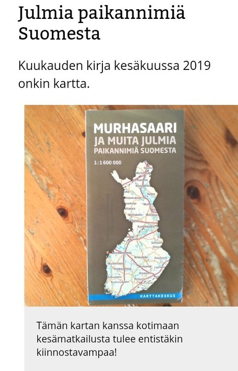 Julmia paikannimiä Suomesta | 1Uutiset - Lukemisen tähden | Scoop.it