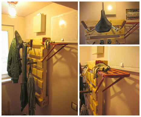 Custom Pallet Hanger For The Entrance | 1001 Pallets ideas ! | Scoop.it