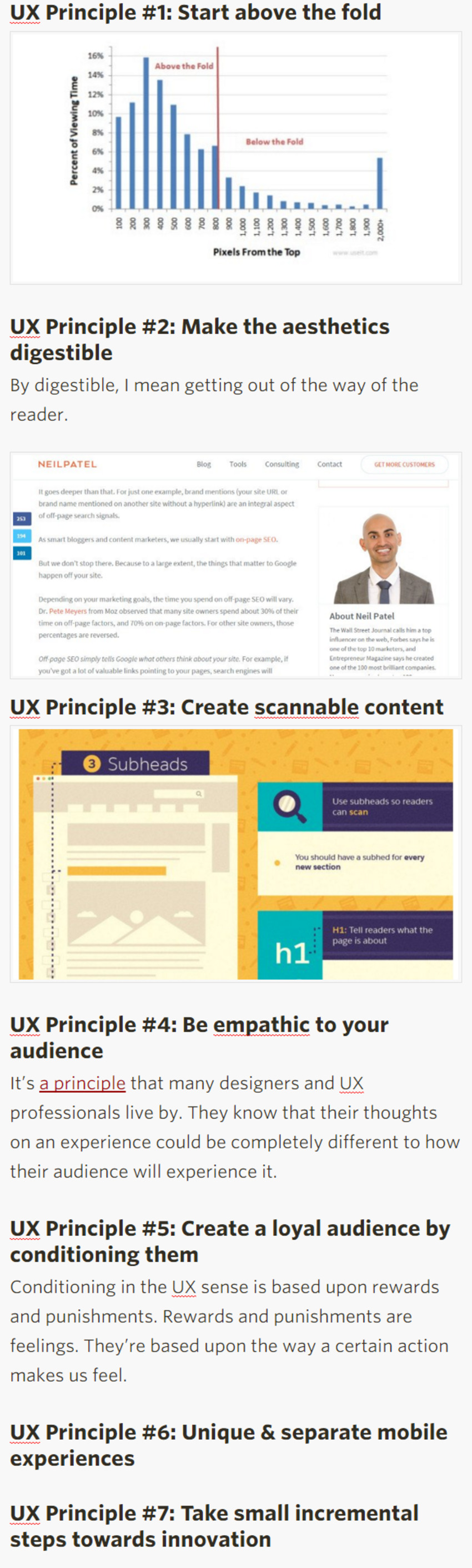 7 UX Principles to Include in Your Content That Will Hook Readers | @contentmrktrapp | The MarTech Digest | Scoop.it