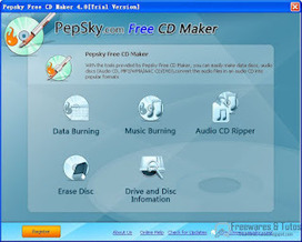 Pepsky Free CD Maker : un logiciel de gravure gratuit | Geeks | Scoop.it