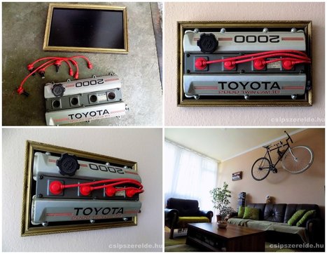 Toyotart On The Wall: Toyota 3s-ge Engine Frame | 1001 Recycling Ideas ! | Scoop.it