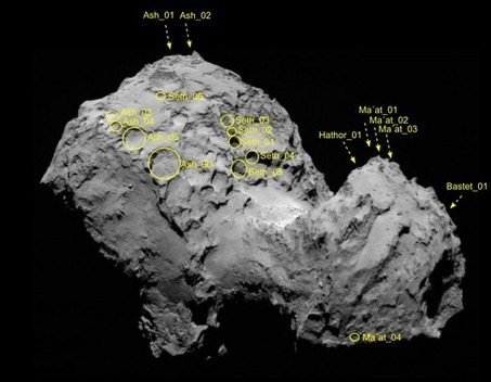 Rosetta a trouvé les racines de la chevelure de « Tchouri » | Thierry's TechNews | Scoop.it