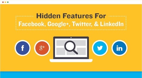 Some social networking features you probably didn't know existed (infographic) | Latest Social Media News | Scoop.it