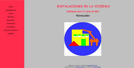 WebQuest Instalaciones de la vivienda | tecno4 | Scoop.it