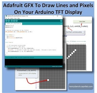 Using Adafruit GFX to Draw Lines and Pixels | #Coding #Arduino #Maker #MakerED #MakerSpaces #PracTICE | 21st Century Learning and Teaching | Scoop.it