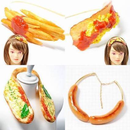 Would You Like Some Fries With that Hair? Fake Food Accessories On Sale Now | The Asian Food Gazette. | Scoop.it