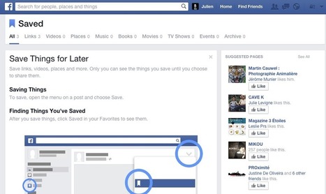Quand Facebook est également un outil de veille | Time to Learn | Scoop.it