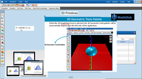 Élaborer des fiches de mathématiques 2D, 3D, interactifs sur tous supports. | Didactics and Technology in Education | Scoop.it