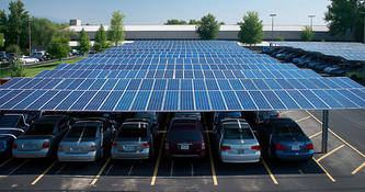 Solarisation des parkings : seule une fraction minoritaire des surfaces de plus de 10 000 m2 sera pr&ecirc;te au 1er juillet | Actus du jour - 25 juin 2026 | Scoop.it