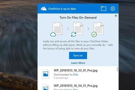 OneDrive Files On-Demand: How to enable it in Windows 10 Fall Creators Update | WinTechSolutions | Scoop.it