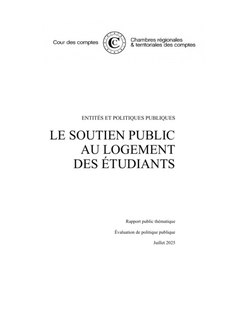 Le soutien public au logement des étudiants : « Les dispositifs publics ne résorbent pas les disparités territoriales » | Veille juridique du CDG13 | Scoop.it