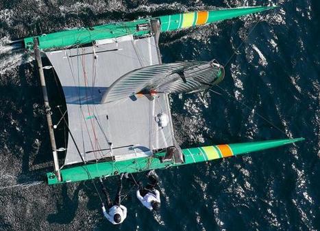Franck Cammas : &laquo;Le vol permet d&rsquo;un coup un &eacute;norme gain en vitesse&raquo; | Wing sail technology | Scoop.it