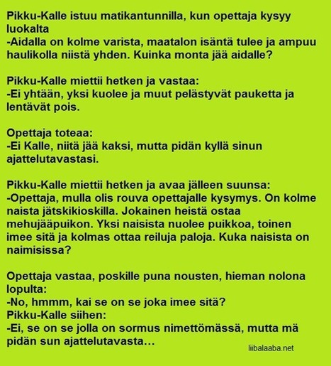 Pikku-Kallen matikantunti | 1Uutiset - Lukemisen tähden | Scoop.it