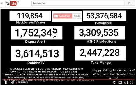 YouTube supprime 2 abonn&eacute;s pour tout abonn&eacute; qui se d&eacute;sabonne d'une cha&icirc;ne | Freewares | Scoop.it