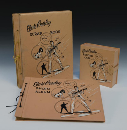 Vintage 1956 Elvis Presley Enterprises Scrapbook, Photo Album and Record Case | Antiques & Vintage Collectibles | Scoop.it