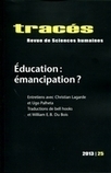 Tracés, n°25/2013, Éducation : émancipation ? | Les Livres de Philosophie | Scoop.it