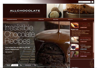 Estupendas páginas web con chocolate para que te inspires | El Mundo del Diseño Gráfico | Scoop.it