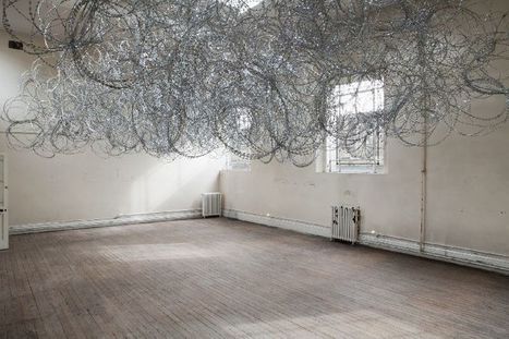 the nebulosa coiled razor wire by Wilfredo Prieto | Art Installations, Sculpture, Contemporary Art | Scoop.it