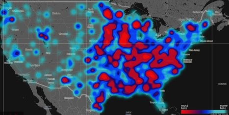 Interactive Map of Hate Speech on Twitter | Communications Major | Scoop.it