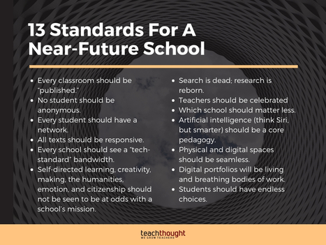 13 Standards For A Near-Future School | Lernen im 21. Jahrhundert - Learning In The 21st Century | Scoop.it