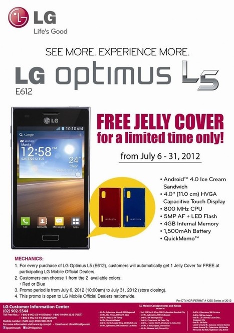 LG Optimus L5 Price, Specs and Features - Philippines | Gadget Reviews | Scoop.it