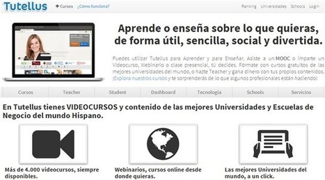 Tutellus, Videocursos y MOOCs gratuitos en español | Las TIC y la Educación | Scoop.it