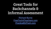 Free Technology for Teachers: Great Tools for Creating Backchannels & Informal Assessments | Daring Ed Tech | Scoop.it