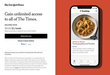 The New York Times hits 10 million subscribers by using non-news products as an on-ramp | DocPresseESJ | Scoop.it