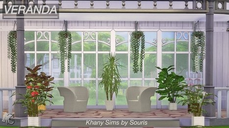 Set véranda - Les Sims 4 << Souris sur Khany Sims | Les Sims | Scoop.it