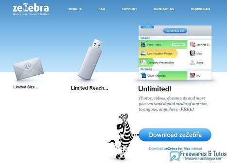 zeZebra : un logiciel de peer to peer pour échanger des fichiers de grande taille entre amis | Time to Learn | Scoop.it