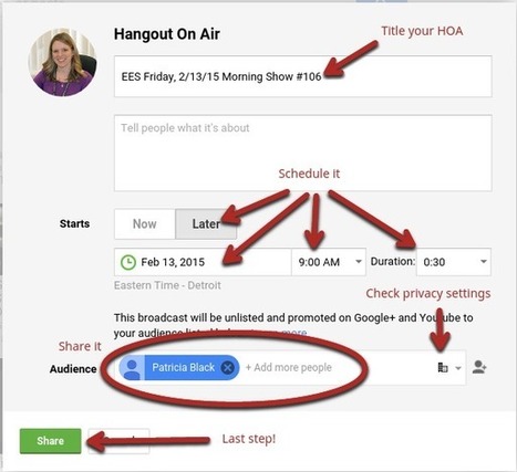 OnAirEd: How we set up a Google Hangout On Air | iGeneration - 21st Century Education (Pedagogy & Digital Innovation) | Scoop.it