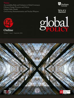 Vol 7, Issue 3, September 2016 | Global Policy Journal | Global Policy, Corruption, Economic Crimes, Fronting, Whistleblowers | Scoop.it