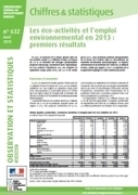 Les &eacute;co-activit&eacute;s et l&rsquo;emploi environnemental en 2013 : premiers r&eacute;sultats - Minist&egrave;re du D&eacute;veloppement durable | Presse Design et Emploi D&eacute;vt Durable | Scoop.it