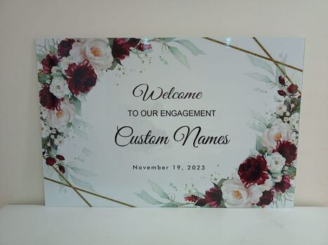 Custom Event Welcome Sign made at Banner House! | Creative Signage & Innovative Printing Trends | Scoop.it